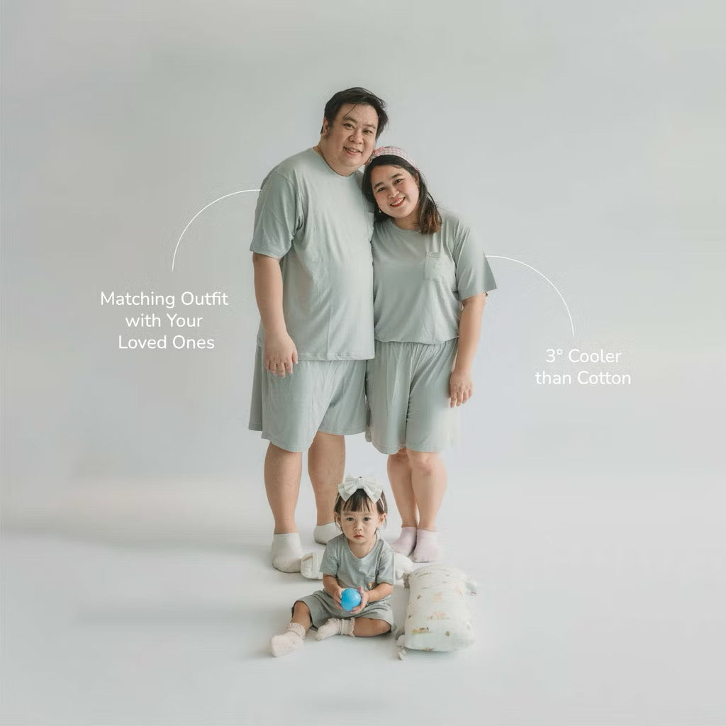Petit Beary Bamboo Adult Basic Tee Set