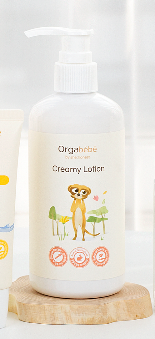 Orgabebe Creamy Lotion (180mL or 300mL)