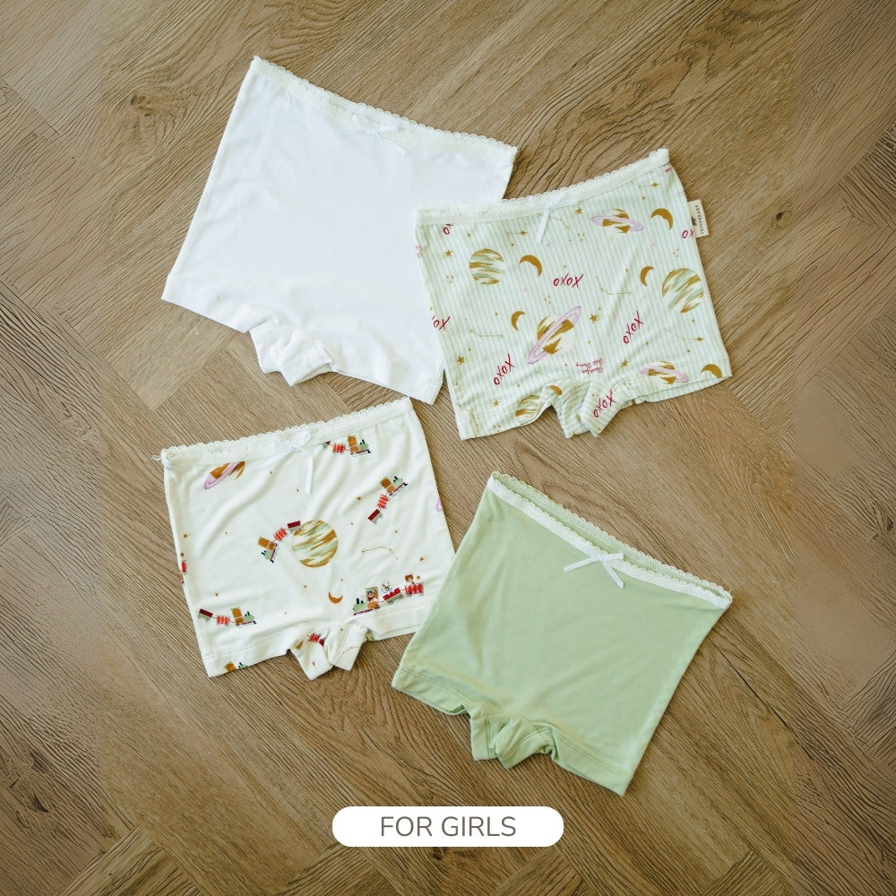 PBxKero Bamboo Boy Girl Boxer Brief (pack of 4pcs)