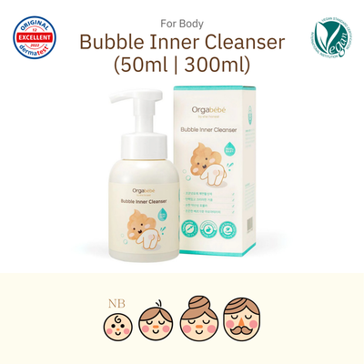 Orgabebe Bubble Hip / Inner Cleanser (50ml or 300ml)